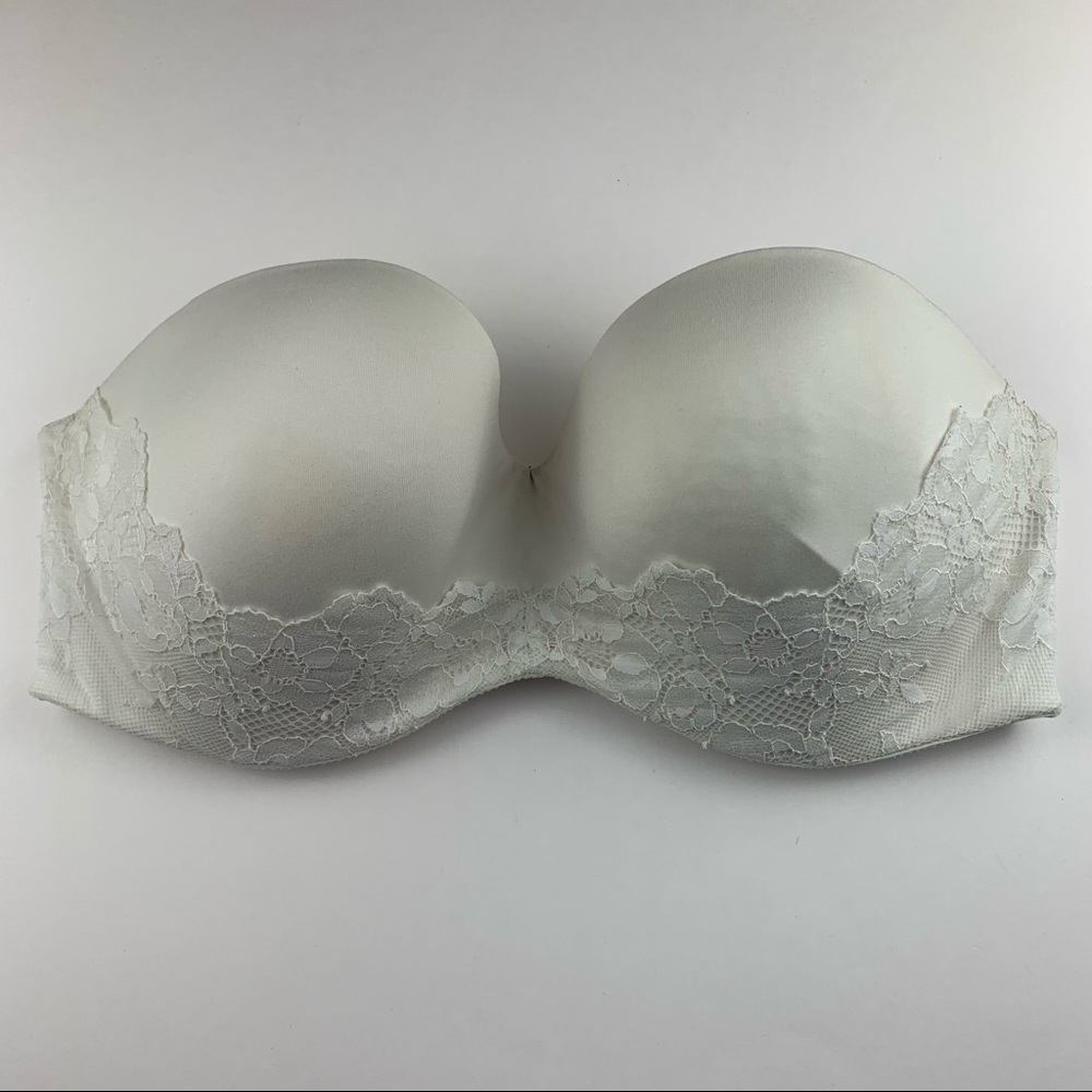 Victoria’s Secret Lined Strapless Bra 34DD #6495
